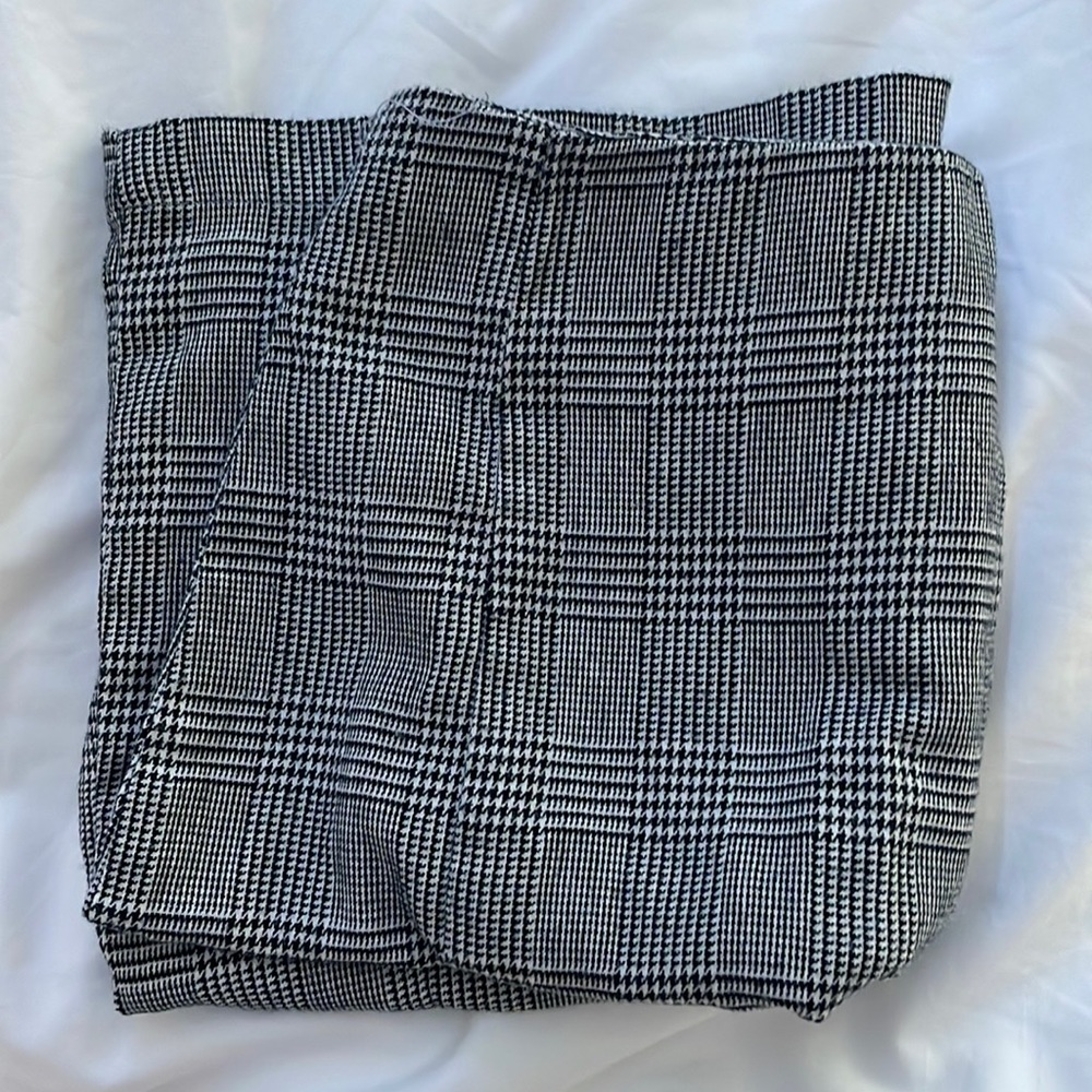 Mini plaid skirt